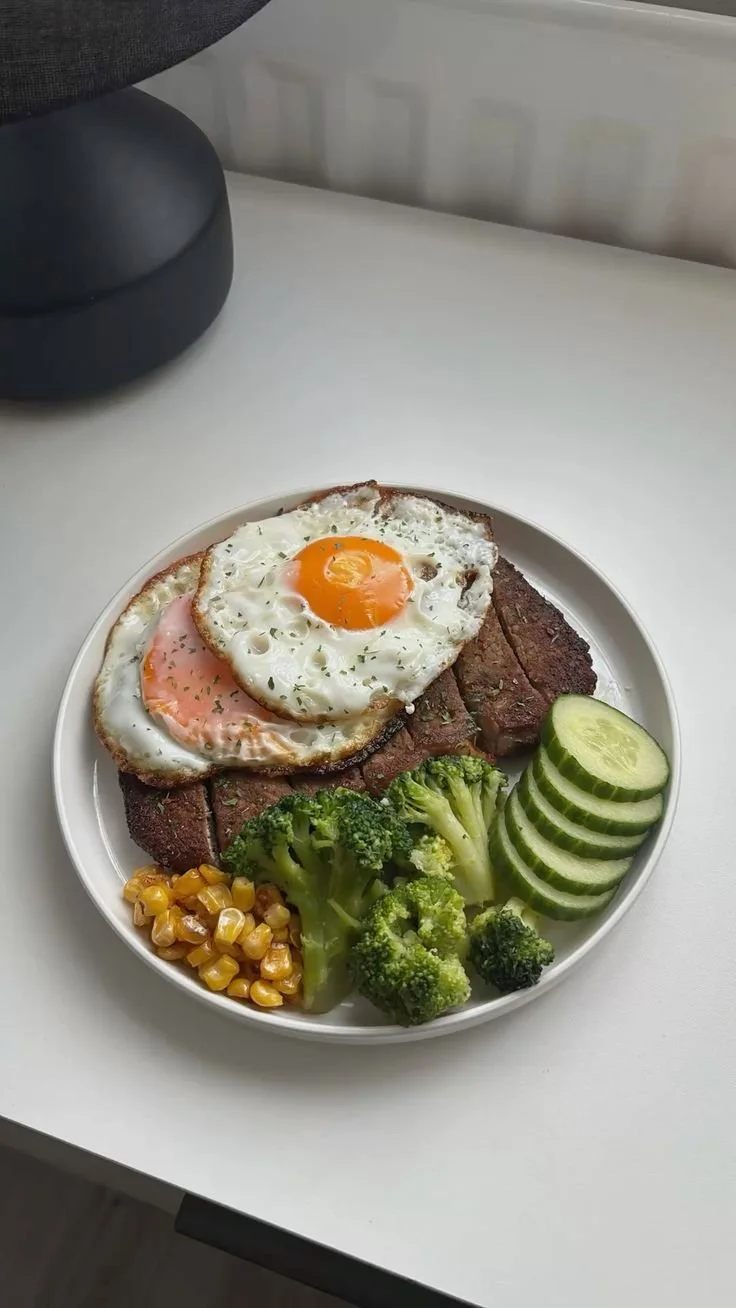 Colorful assortment of healthy food options for balanced nutrition