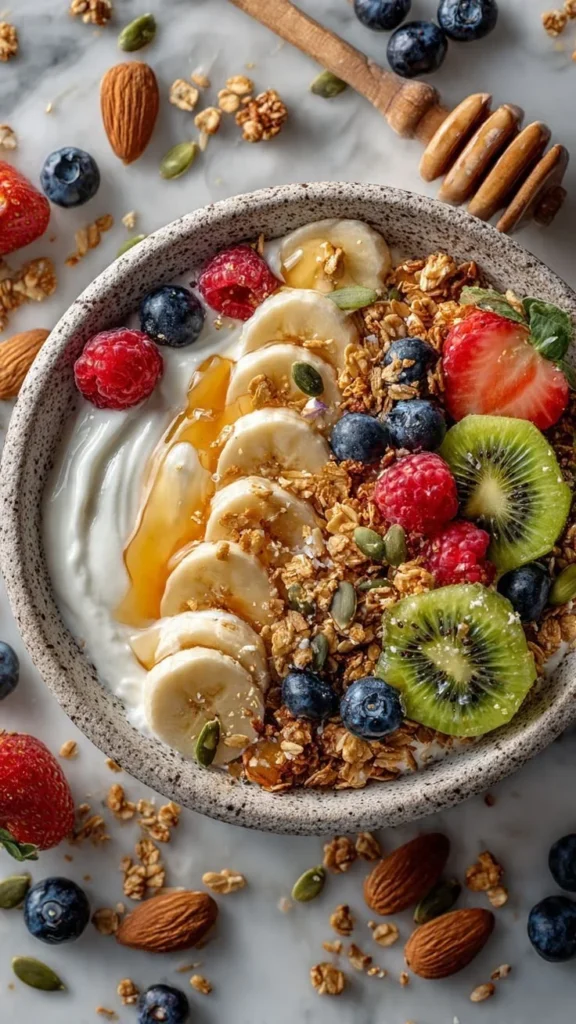Delicious healthy Moroccan breakfasts featuring fresh ingredients and spices.