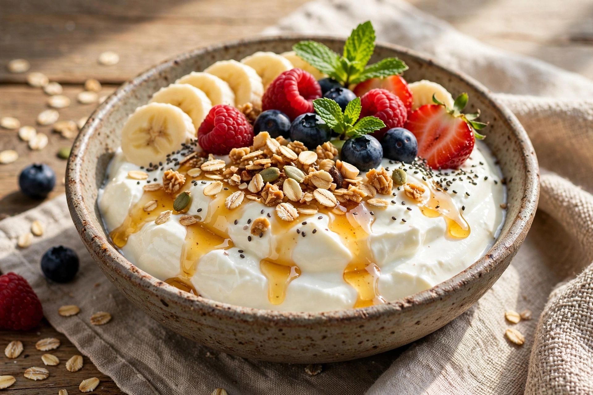 Creamy Greek Yogurt Breakfast Bowl