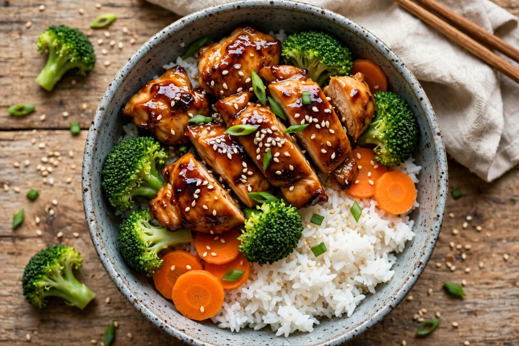 Easy Teriyaki Chicken Bowl
