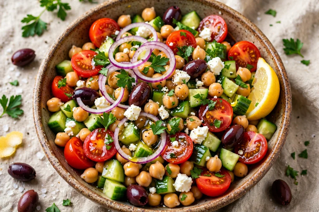 Mediterranean Chickpea Salad