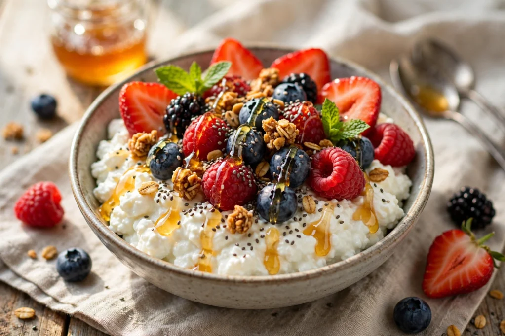 Cottage Cheese Breakfast Bowl